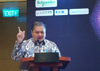 Menteri Koordinator Bidang Perekonomian Airlangga Hartarto mengatakan pengembangan data center kunci untuk memacu pertumbuhan ekonomi..(Foto: Kemenko Perekonomian)