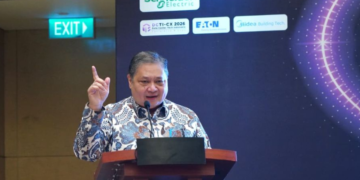 Menteri Koordinator Bidang Perekonomian Airlangga Hartarto mengatakan pengembangan data center kunci untuk memacu pertumbuhan ekonomi..(Foto: Kemenko Perekonomian)
