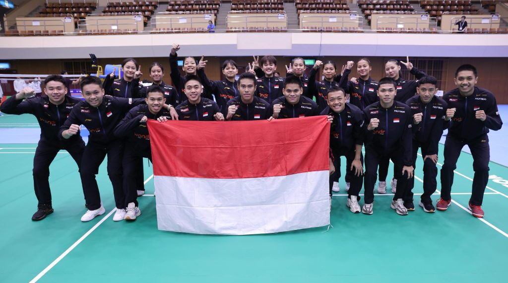 Tim bulutangkis junior Indonesia.(Foto: Dok. PBSI)