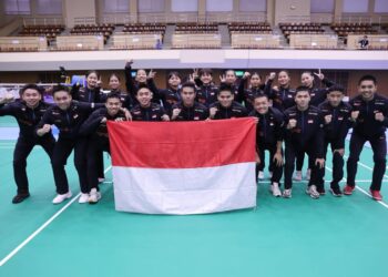 Tim bulutangkis junior Indonesia.(Foto: Dok. PBSI)
