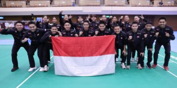 Tim bulutangkis junior Indonesia.(Foto: Dok. PBSI)