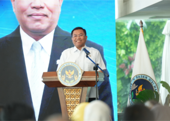 Wakil Kepala BGN Sony Sonjaya membeberkan validasi data penerima MBG.(Foto: Humas BGN)