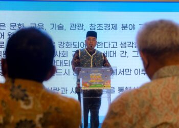 Wakil Wali Kota Bandung Erwin di acara Promosi Budaya dan Produk Halal bertajuk Rhythm & Recipes Consumer Experience, di Paskal 23, Jumat 5 Juni 2026 (Foto: Humas Pemkot Bandung)