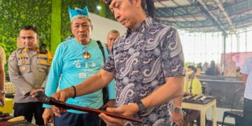 Wali Kota Bogor di Pameran Pusaka Nusantara yang berbarengan dengan peringatan Hari Jadi Bogor 544.(Foto: Humas Pemkot Bogor)