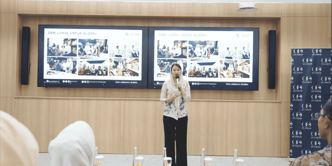 Wamendag Roro Dyah Esti terus mendukung inovasi dan penguatan kapasitas usaha mikro, kecil, dan menengah (UMKM) di Indonesia di era digital agar dapat bersaing di pasar domestik dan global.(Foto: Humas Kemendag)