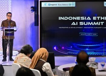 Wakil Menteri Komunikasi dan Digital Nezar Patria mengingatkan - Perkembangan AI atau Artificial Intelligence atau kecerdasan artifisial dinilai semakin meningkatkan kompleksitas ancaman penipuan digital.(Foto: Dok. Komdigi)