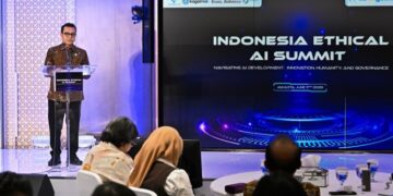 Wakil Menteri Komunikasi dan Digital Nezar Patria mengingatkan - Perkembangan AI atau Artificial Intelligence atau kecerdasan artifisial dinilai semakin meningkatkan kompleksitas ancaman penipuan digital.(Foto: Dok. Komdigi)
