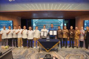 Penandatanganan Nota Kesepahaman (MoU) bank bjb dengan PT Migas Utama Jabar (MUJ).(Foto: bank bjb)