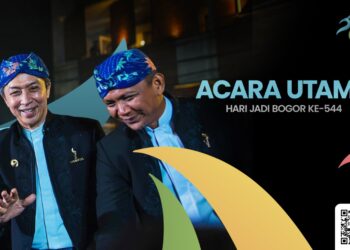 Pemerintah Kota (Pemkot) Bogor merayakan Hari Jadi Bogor (HJB) dengan berbagai kegiatan. Tahun ini, HJB ke-544 mengusung tema “Bogor Nanjeur”.(Foto: Humas Pemkot Bogor)