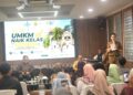 Wakil Bupati Sumedang M. Fajar Aldila membuka Kick Off Program UMKM Naik Kelas Tahun 2026 di Aula Bank BJB Cabang Sumedang, Senin (29/6/2026).(Foto: Humas Pemkab Sumedang)