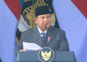 Pidato Presiden Prabowo Saat HUT Bhayangkara ke-80 di Cikeas, Bogor.(Foto:Istimewa).