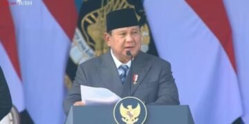 Pidato Presiden Prabowo Saat HUT Bhayangkara ke-80 di Cikeas, Bogor.(Foto:Istimewa).