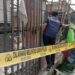 Lokasi terjadinya ledakan di toko material bangunan di Jalan Raya Wanayasa, Kabupaten Purwakarta.(Foto:Istimewa).