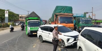Lokasi tabrakan maut di Jalur Pantura, Kabupaten Indramayu.(Foto:Istimewa).