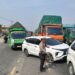Lokasi tabrakan maut mengakibatkan 10 orang tewas di Jalur Pantura, Kabupaten Indramayu.(Foto:Istimewa).