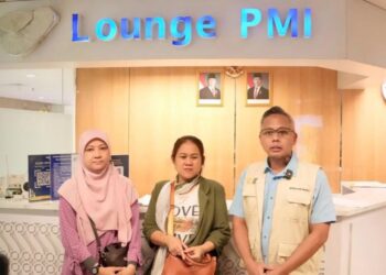 Ai Juariah (48), Pekerja Migran Indonesia (PMI) asal Cianjur, berhasil dipulangkan dari Libya.(Foto:Istimewa).