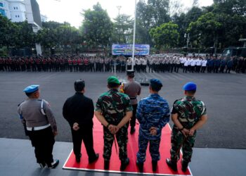 Apel gabungan.(Foto: Humas Pemkot Bandung)