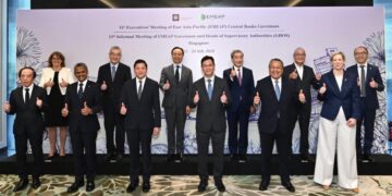 Gubernur Bank Sentral kawasan Asia Pasifik yang tergabung dalam Executive Meeting of East Asia-Pacific Central Banks (EMEAP) sepakat memperkuat tata kelola adopsi kecerdasan artifisial (artificial intelligence/AI) di bank sentral.(Foto: Dok. Bank Indonesia)