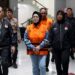 Tersangka ETS, Bupati Sukoharjo periode 2021-2025 dan 2025-2030 di Gedung KPK. ETS bersama tiga orang lainnya tertangkap tangan terkait pemerasan di lingkungan Pemerintah Kabupaten (Pemkab) Sukoharjo.(Foto: KPK)