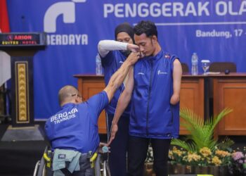 Kemenpora RI terus menyelenggarakan Training of Trainers (ToT) Penggerak Olahraga Disabilitas bertajuk BERDAYA di Kota Bandung pada 17-18 Juli 2026.(foto:Yayan/kemenpora.go.id