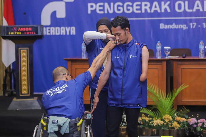 Kemenpora RI terus menyelenggarakan Training of Trainers (ToT) Penggerak Olahraga Disabilitas bertajuk BERDAYA di Kota Bandung pada 17-18 Juli 2026.(foto:Yayan/kemenpora.go.id