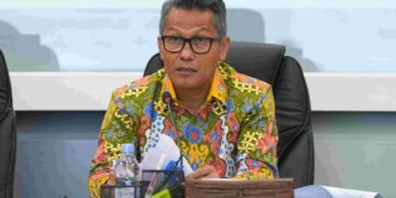 Juru Bicara Kemenperin Febri Hendri Antoni Arif menyampaikan klarifikasi resmi sekaligus mengambil langkah cepat responsif menanggapi kabar mengenai pemutusan hubungan kerja (PHK) dan penutupan operasional PT Samwon Busana Indonesia.(Foto: Dok. Kemenperin)