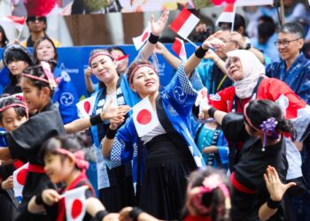 Delegasi Jepang di Festival Asia Afrika 2026.(Foto: Humas Pemkot Bandung)