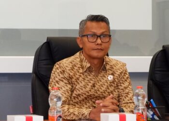 Juru Bicara Kementerian Perindustrian Febri Hendri Antoni Arief memaparkan kinerja manufaktur Indonesia.(Foto: Istimewa)