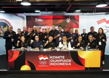 Kemenpora RI mengapresiasi Rapat Anggota Luar Biasa (RALB) Komite Olimpiade Indonesia Tahun 2026 sebagai langkah nyata mewujudkan prestasi olahraga yang lebih gemilang di pentas dunia.(foto:raiky/kemenpora.go.id)