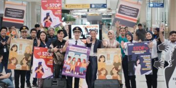 Kampanye anti pelecehan seksual KAI Commuter.(Foto: Humas KCI)