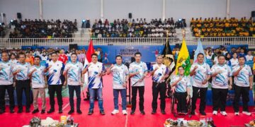 Wamenpora RITaufik Hidayat menghadiri turnamen bulu tangkis Kapolri Cup 2026. Ajang pembinaan atlet bulu tangkis muda ini diharapkan PBSI dapat menghasilkan calon juara dunia.(foto:nurohman/kemenpora.go.id)