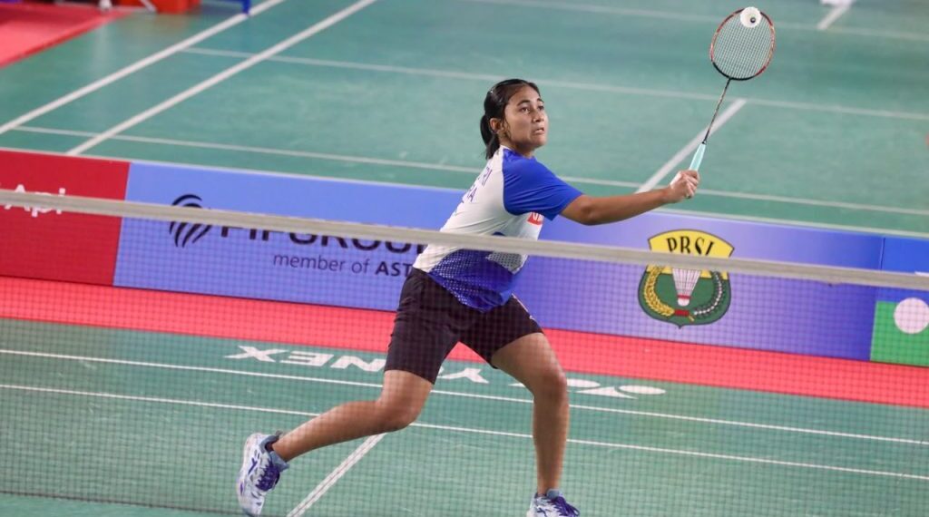 Kharissa Widyanda Saputri (Mutiara Cardinal, Bandung) di Kapolri Cup 2026.(Foto: Humas PBSI)