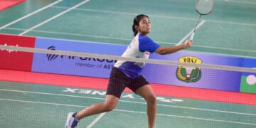 Kharissa Widyanda Saputri (Mutiara Cardinal, Bandung) di Kapolri Cup 2026.(Foto: Humas PBSI)