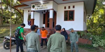 Magang di kawasan konservasi.(Foto: Humas Kemenhut)