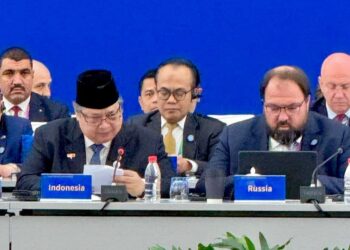 Menko Perekonomian Airlangga Hartarto di World Artificial Intelligence Conference atau WAIC 2026 di Shanghai, Tiongkok, Sabtu (18/07).(Foto: Kemenko Perekonomian)