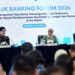 Menkomdigi Meutya Hafid menyampaikan paparan dalam acara OJK Banking Forum 2026: "Penguatan Tata Kelola Teknologi Informasi Perbankan serta Peningkatan Upaya Pemberantasan Kejahatan Keuangan dan Perjudian Online di Era Digital", di Menara Radius Prawiro, Gedung Bank Indonesia, Jakarta Pusat, Selasa (14/07/2026). Foto: DRA/Komdigi. Judi Online