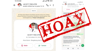 Modus penipuan catut nama Wakil Bupati Kuningan.(Image: Diskominfo Kab. Kuningan)