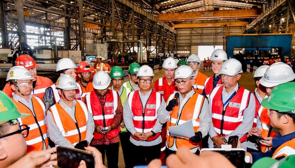 Kepala SKK Migas Djoko Siswanto memaparkan aksi korporasi North Hub Development.(Foto: Humas ESDM)