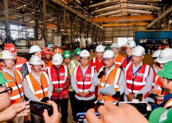 Kepala SKK Migas Djoko Siswanto memaparkan aksi korporasi North Hub Development.(Foto: Humas ESDM)