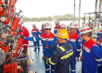 PT Pertamina Patra Niaga Regional Jawa Bagian Barat (JBB) menerima kunjungan kerja Komisaris Utama PT Pertamina (Persero) Mochamad Iriawan ke Integrated Terminal (IT) Jakarta dan Rest Area KM 57A Tol Jakarta–Cikampek pada Rabu (8/7/2026).(Foto: Istimewa)