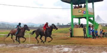 Kejuaraan Pacu Kuda Piala Bupati Sumba Barat 2026 yang diikuti seluruh kuda dan joki terbaik di NTT telah tuntas digelar pada 18 Juli 2026.(Foto: Humas KONI Pusat)