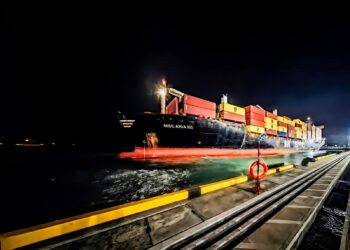 Kapal MSC ARIA III tiba di Pelabuhan Patimban pada Kamis, 9 Juli 2026, dan bertolak menuju Pasir Gudang, Johor, Malaysia pada Sabtu, 11 Juli 2026 pukul 19.45 LT setelah menyelesaikan kegiatan muat peti kemas di Pelabuhan Patimban Subang Jawa Barat.(Foto: Istimewa)