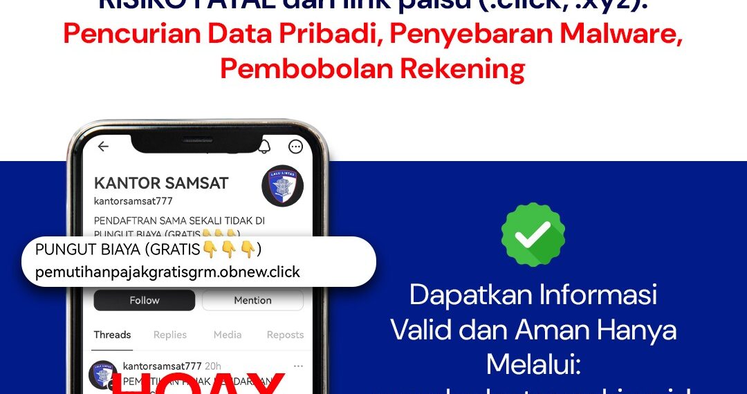 Waspada penipuan