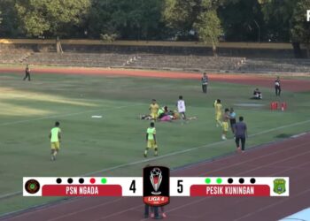 Pesik Kuningan Vs PSN Ngada.(Image: Humas Pemkab Kuningan)