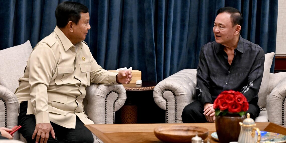 Presiden Prabowo Subianto menerima kunjungan Perdana Menteri Thailand periode 2001–2006, Thaksin Shinawatra, beserta keluarga di kediaman pribadi Presiden di Kertanegara, Jakarta, pada Rabu (08/07/2026) malam.(Foto: Setneg)