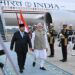 Presiden Republik Indonesia Prabowo Subianto menyambut ketibaan Perdana Menteri India (PM) Narendra Modi di Tanah Air pada Senin (06/07/2026).(Foto: Setneg)
