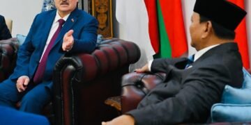 Presiden Republik Indonesia Prabowo Subianto dan Presiden Republik Belarus Aleksandr Lukashenko.(Foto: Setneg)