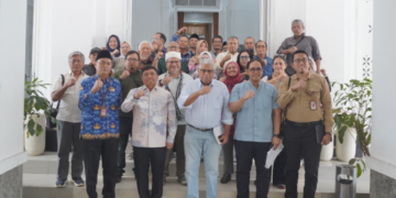 Kunjungan Project Completion Review Mission Proyek UPLAND Tahun Anggaran 2026 yang dilaksanakan di Ruang Pamengkang, Kecamatan Garut Kota, Kabupaten Garut, Jumat (17/7/2026).(Foto: Humas Pemkab Garut)