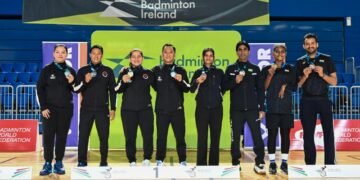 Tim para bulu tangkis Indonesia berjaya pada ajanh kejuaraan dunia di Eropa. Dari total 11 medali emas yang didapat, lima di antaranya merupakan sumbangsih dari Leani Ratri Oktila.(foto:dok/NPC Indonesia)