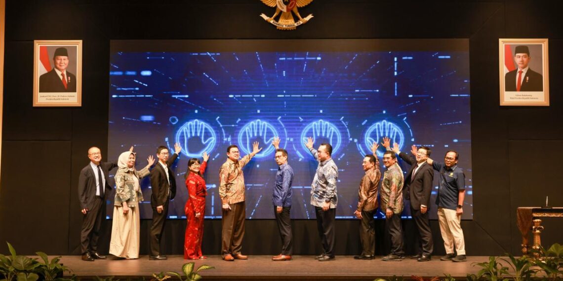 Peluncuran resmi purwarupa (prototype) Vaksin Dengue Tetravalen Berbasis mRNA di Kementerian Kesehatan, Jakarta, Rabu (8/7).(Foto: Kemenkes)